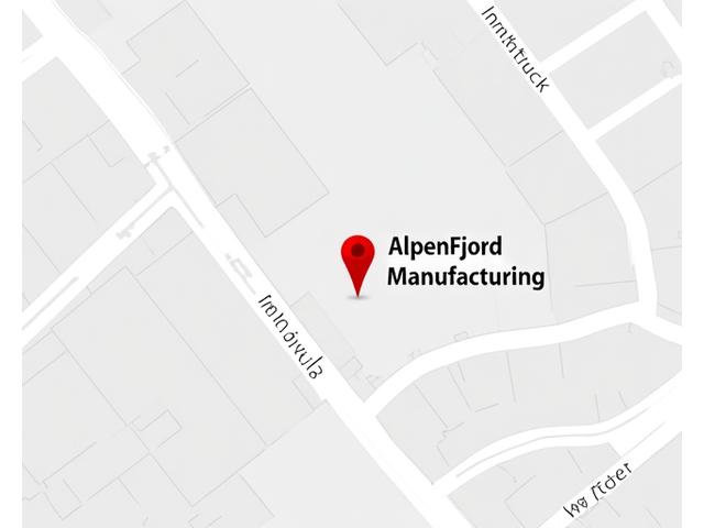Karte von Innsbruck mit Standort von AlpenFjord Manufacturing